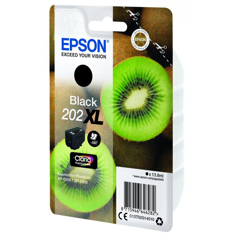EPSON Cartouche Encre Singlepack 202XL - Noir