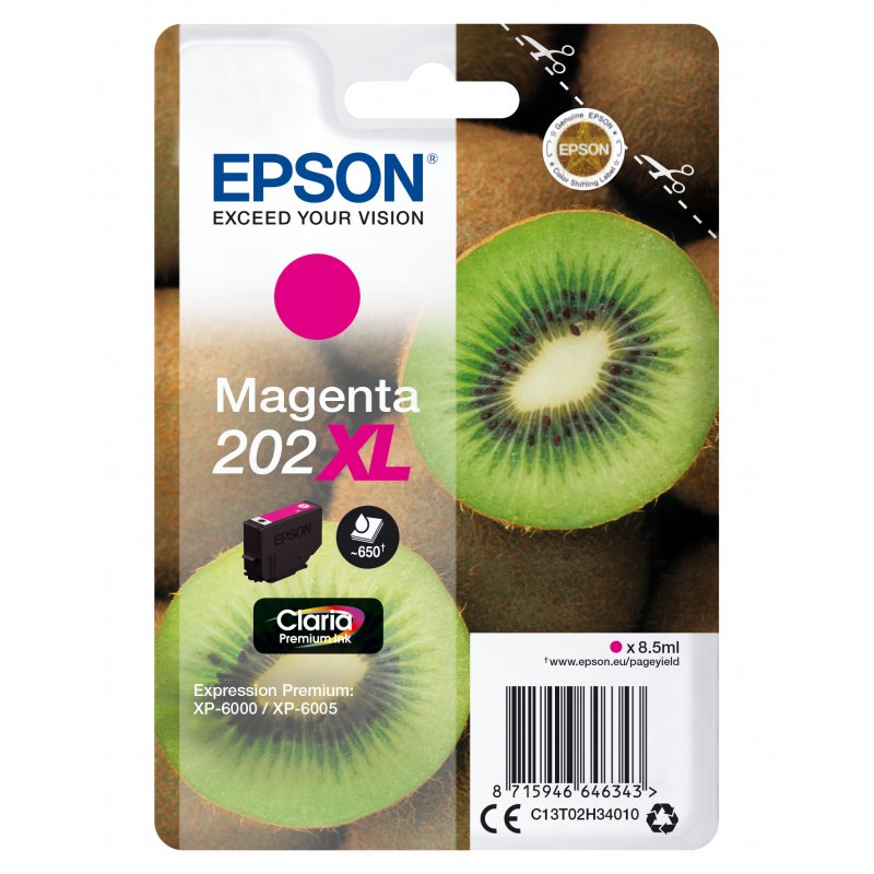 EPSON Cartouche Encre Singlepack 202XL - Magenta