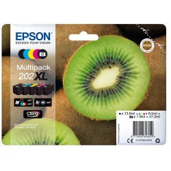 Epson Kiwi Multipack 5-colours 202XL Claria Premium Ink