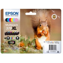 MULTIPACK 6-FARBIG 378XL SQUIRREL CLARA PHOTO HD INK