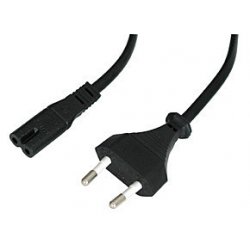 LINDY compatible Mains Cable with Euro Connector 3m
