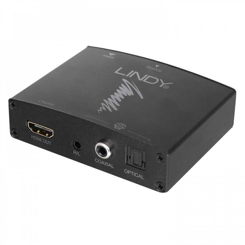 LINDY compatible HDMI 4K Audio Extractor with bypas