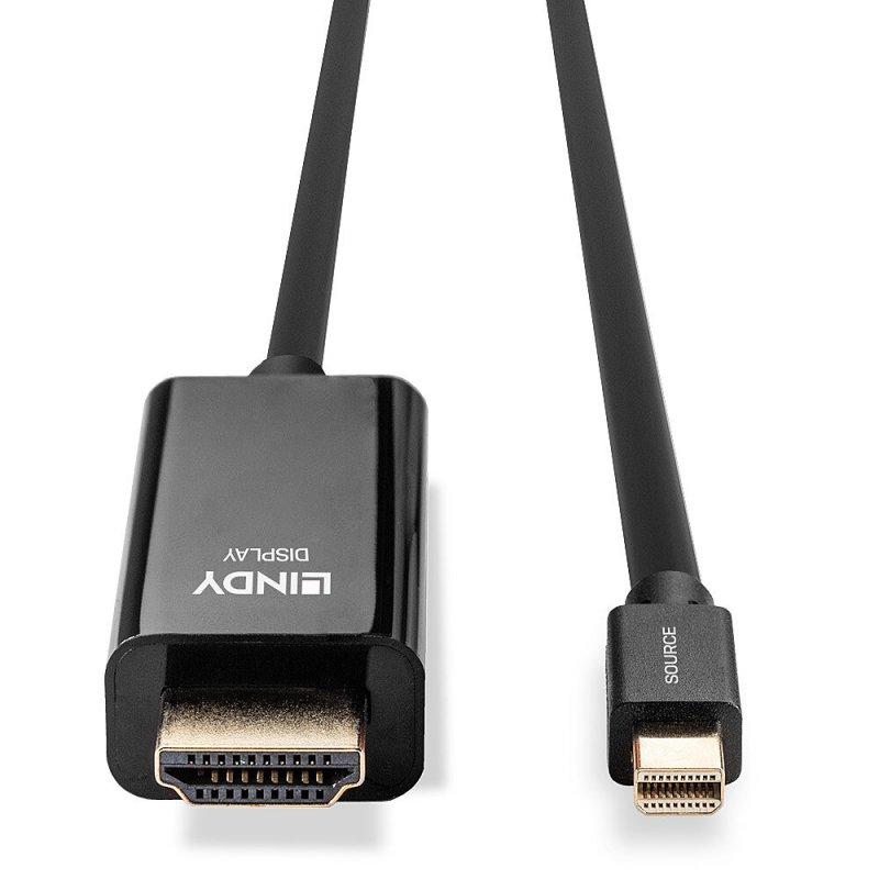 Lindy Kabel Mini DisplayPort/HDMI 4K30 (DP: passiv) 2m