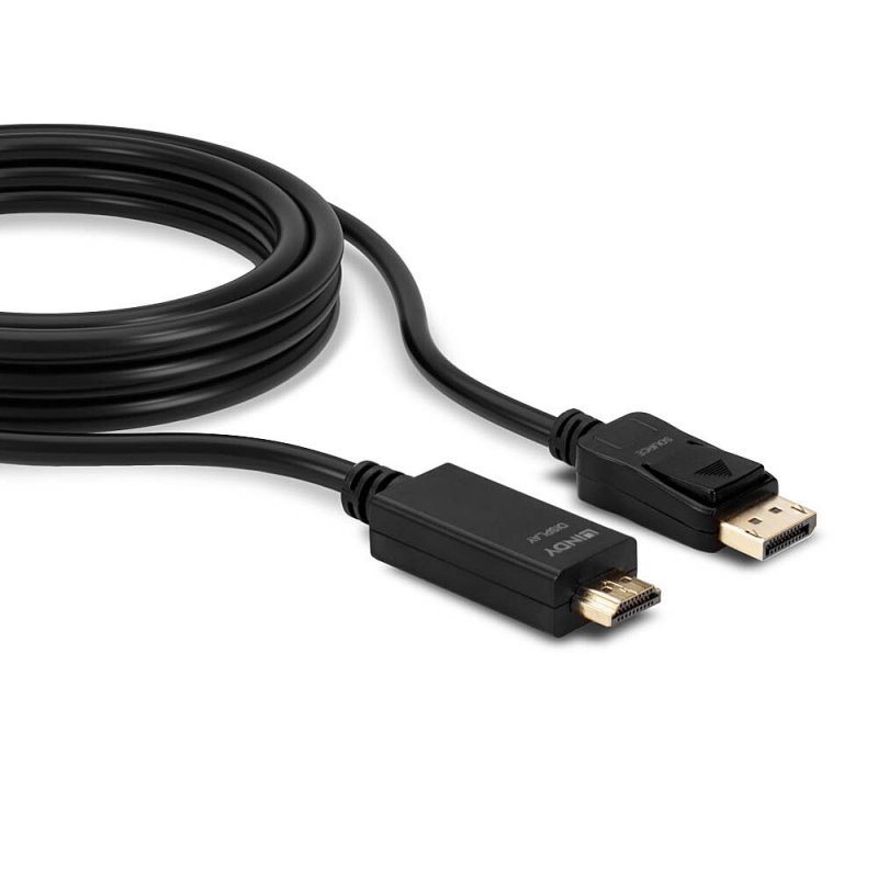 LINDY compatible Câble DisplayPort vers HDMI 4K30