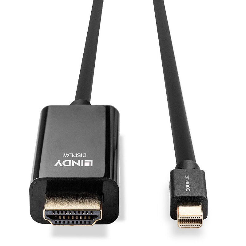 Lindy Kabel Mini DisplayPort/HDMI 4K30 (DP: passiv) 3m