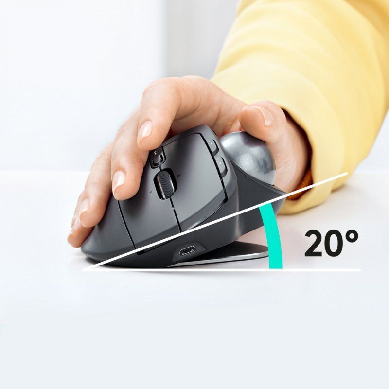 Logitech Maus mit Trackball MX ERGO