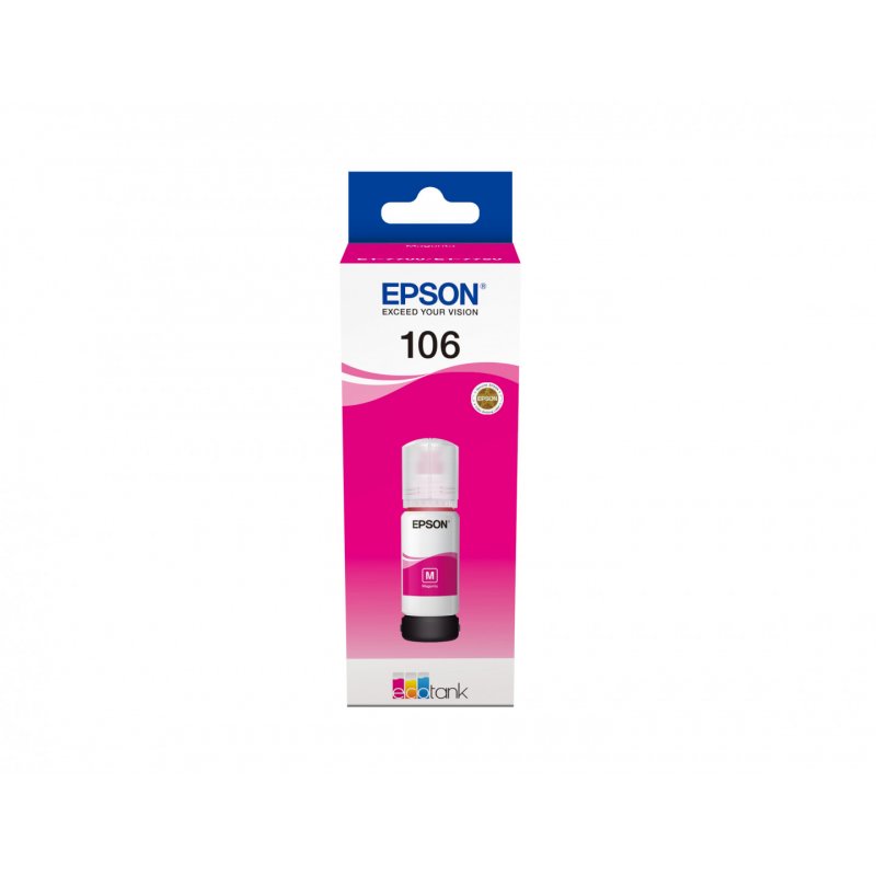 106 EcoTank Magenta ink bottle