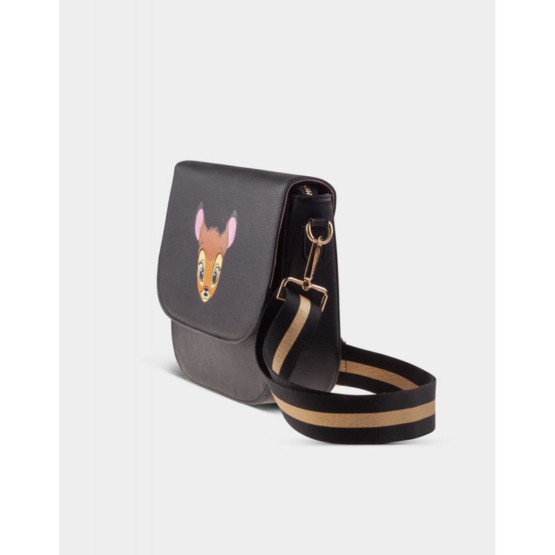 Disney Bambi Noir, Marron Femme Sac à bandoulière