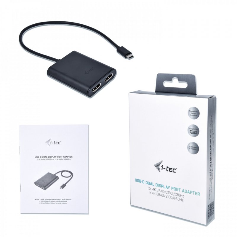 i-Tec - externer Videoadapter - Schwarz