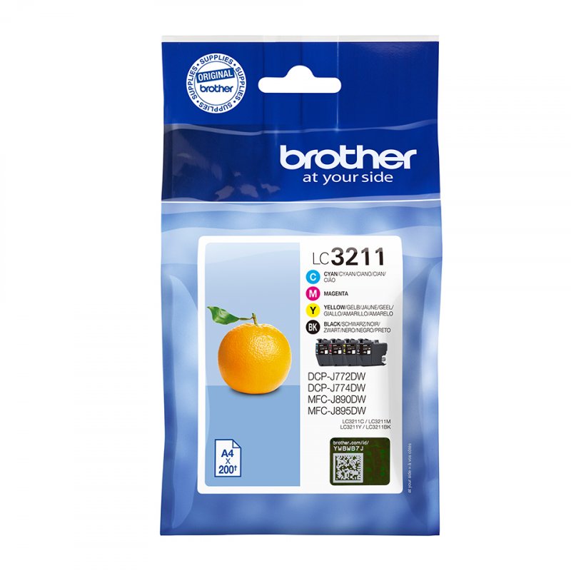 S - Brother compatible Cartouche Encre LC3211VAL - Noir/Couleur (LC3211VAL)