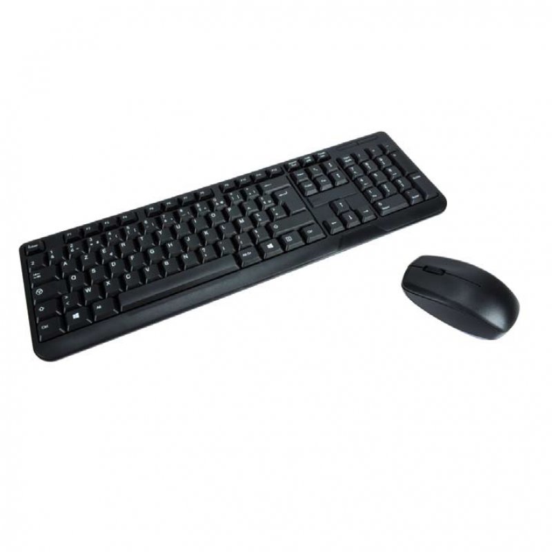 MCL Kit clavier souris sans fil - Noir