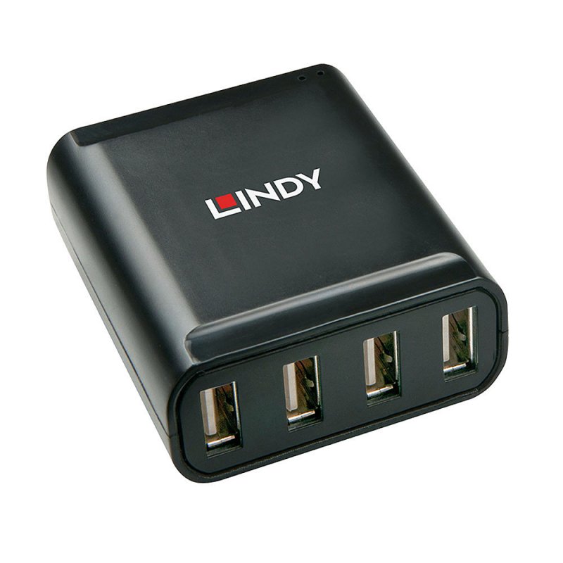 Lindy 42679 hub & concentrateur USB 2.0 Noir