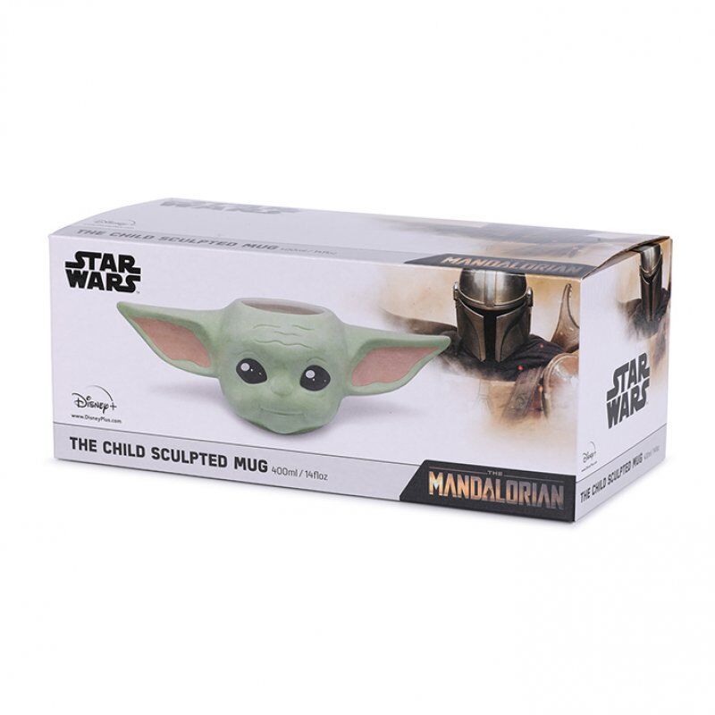 PYRAMID Star Wars: The Mandalorian (The Child) Tasse Noir, Corail, Vert Universel 1 pièce(s)