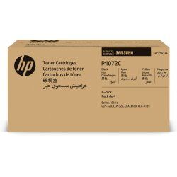 Samsung Pack de 4 cartouches de toner noir/cyan/magenta/jaune CLT-P4072C