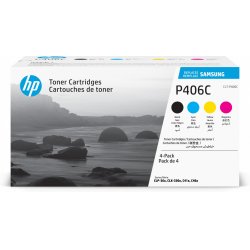 Samsung CLT-P406C 4-pack Cyan/Magenta/Yellow/Black Original Toner Cartridge