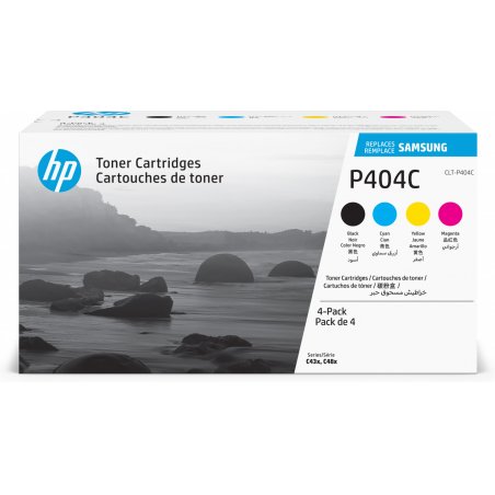 Samsung compatible CLT-P404C - 4er-Pack - Schwarz, Gelb, Cyan, Magenta - Original - Tonerpatrone (SU365A)