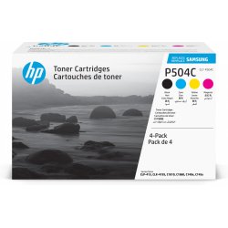 Samsung compatible CLT-P504C - 4er-Pack - Schwarz, Gelb, Cyan, Magenta - Original - Tonerpatrone (SU400A)