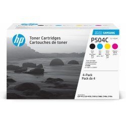 Samsung Pack de 4 cartouches de toner noir/cyan/magenta/jaune CLT-P504C
