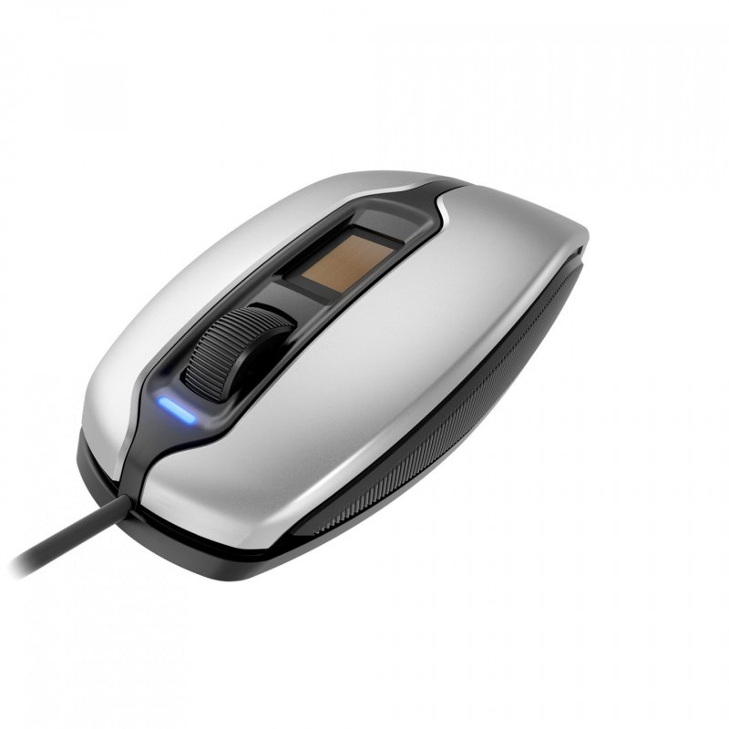 CHERRY MC 4900 Souris filaire, capteur empreinte digitale, noir/argent, USB