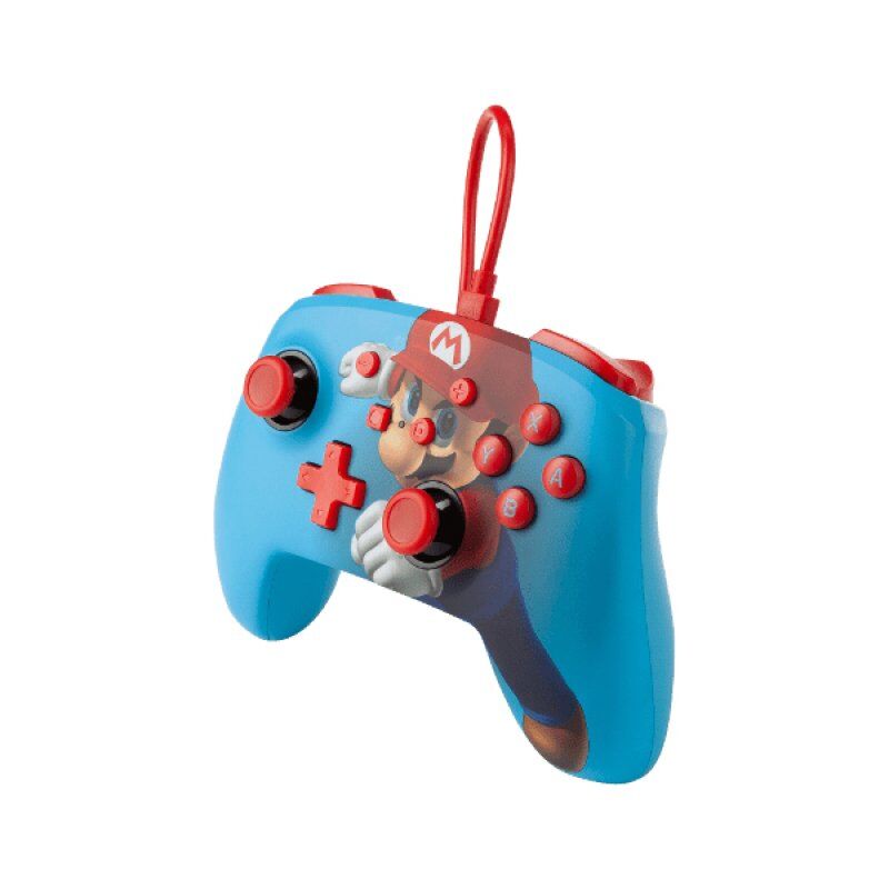 PowerA Enhanced Wired Controller For Nintendo Switch – Mario Punch Multicolore USB Manette de jeu Analogique/Numériqu