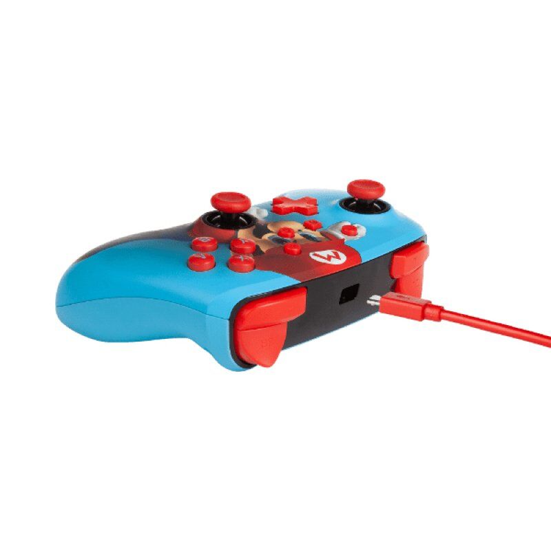 POWER A compatible - Wired Enhanced Controller Mario Punch for Nintendo Switch