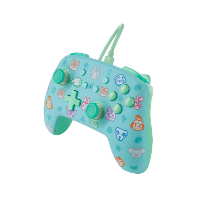 PowerA Enhanced Wired Bleu, Vert, Turquoise USB Manette de jeu Nintendo Switch