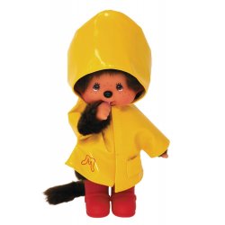 MONCHHICHI - Ciré Jaune - Peluche 20cm