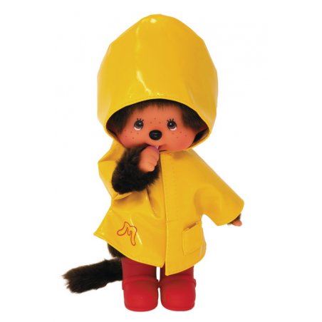 MONCHHICHI - Ciré Jaune - Peluche 20cm