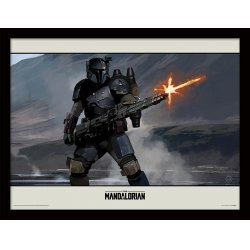STAR WARS - The Mandalorian : Shoot - Impression encadrée 30x40cm
