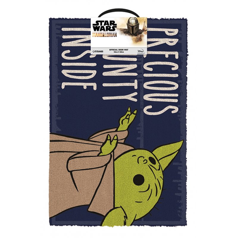 PYRAMID The Mandalorian Decorative doormat Rectangular Beige, Blue, Green, Grey