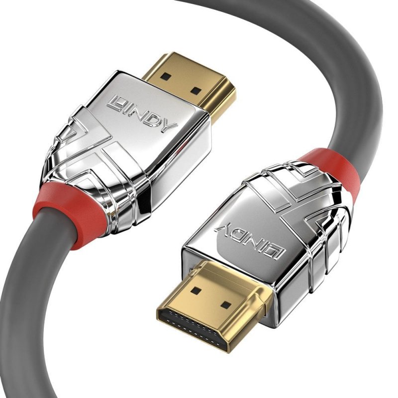 Lindy 37873 câble HDMI 3 m HDMI Type A (Standard) Gris, Argent