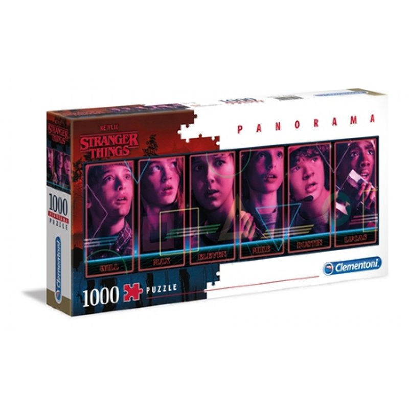 STRANGER THINGS - Panorama Characters - Puzzle 1000P