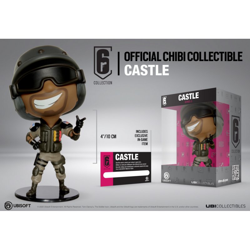 SIX COLLECTION Series 5 - Figurine Castle Chibi (Officielle Ubisoft)