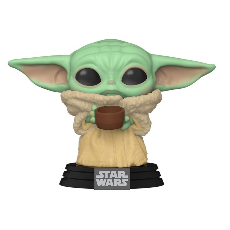 STAR WARS - Bobble Head POP N° 378 - Mandalorian - The Child w/Cup