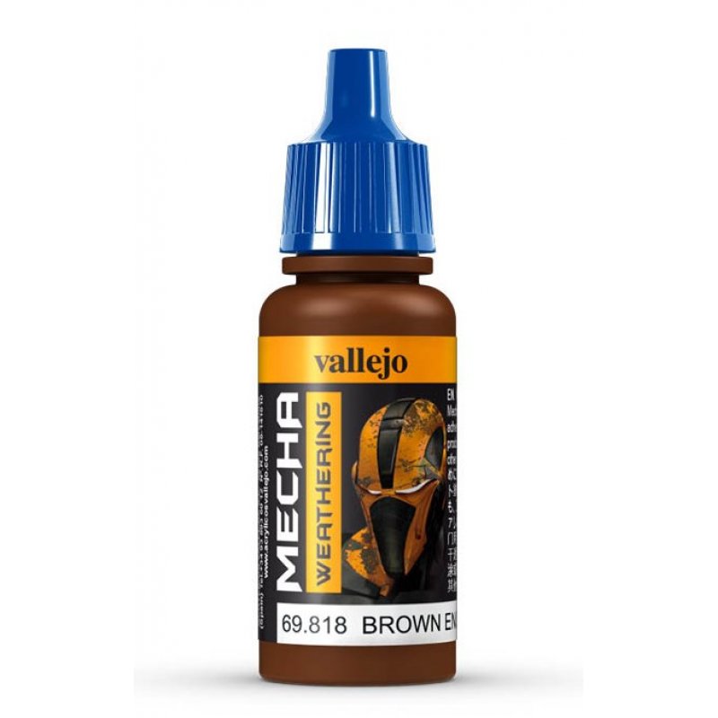 Vallejo 69.818 acrylic paint 17 ml Brown Bottle