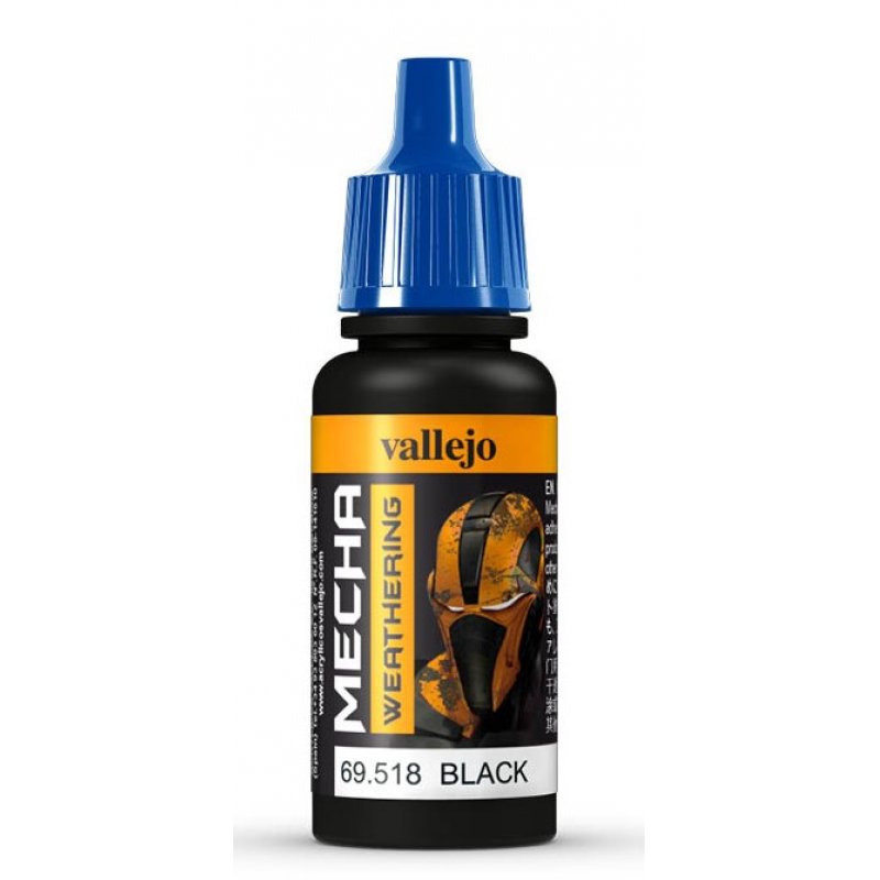 Vallejo Black Wash acrylic paint 17 ml Bottle