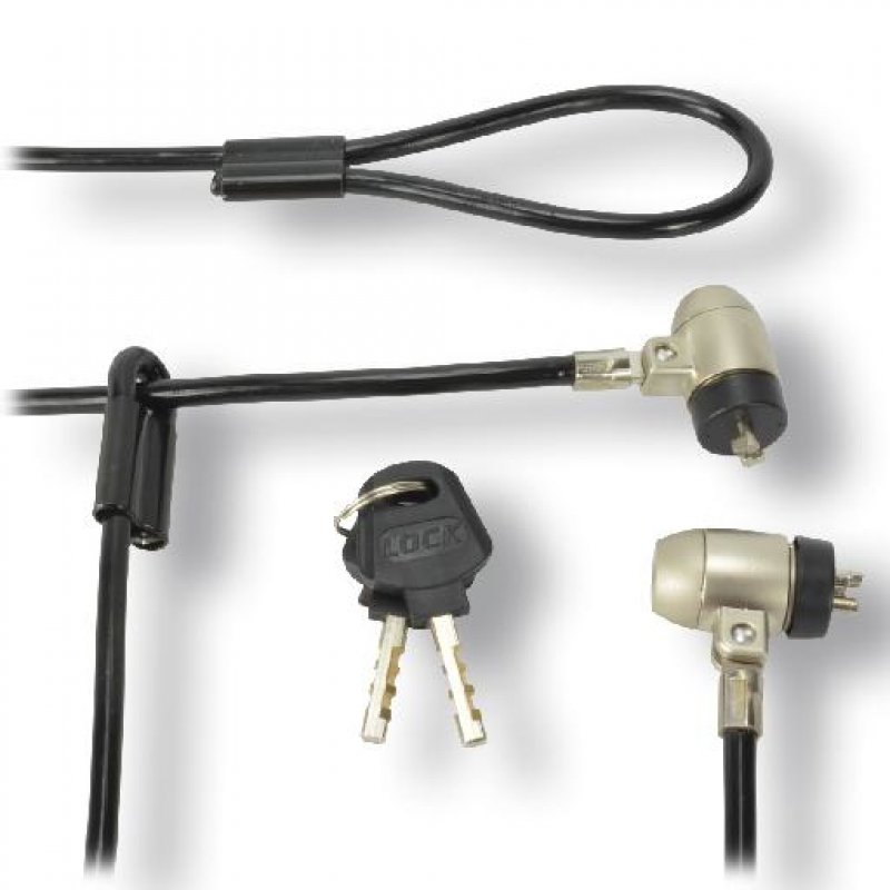 MCL 8LE-71017 cable lock Black 1.8 m