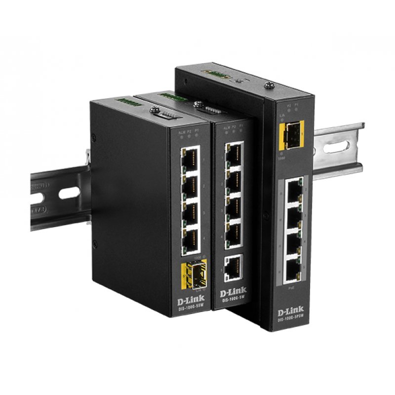 5 PORT UNMANAGED SWITCH WITH 4X10/100/1000BASET(X) PORTS