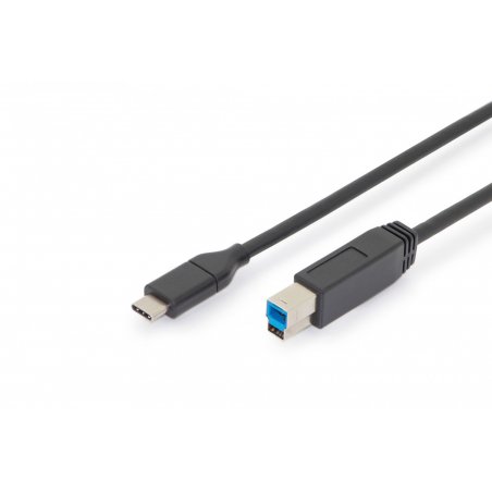 Digitus Câble de raccordement USB de Type-C™, Gén. 2 Type-C™ vers B