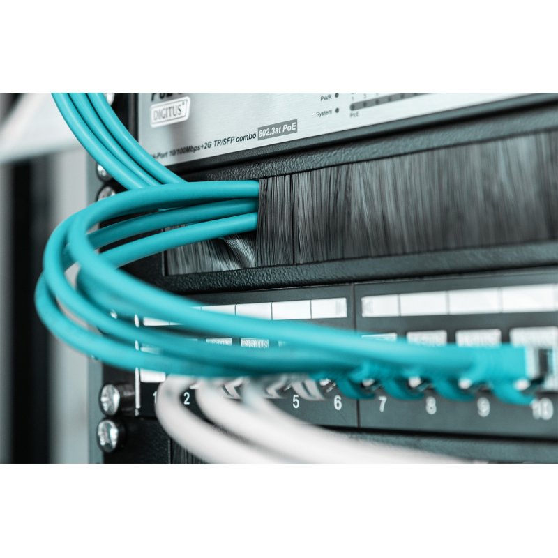 Digitus Cable Brush Management Panel for 483 mm (19") Cabinets