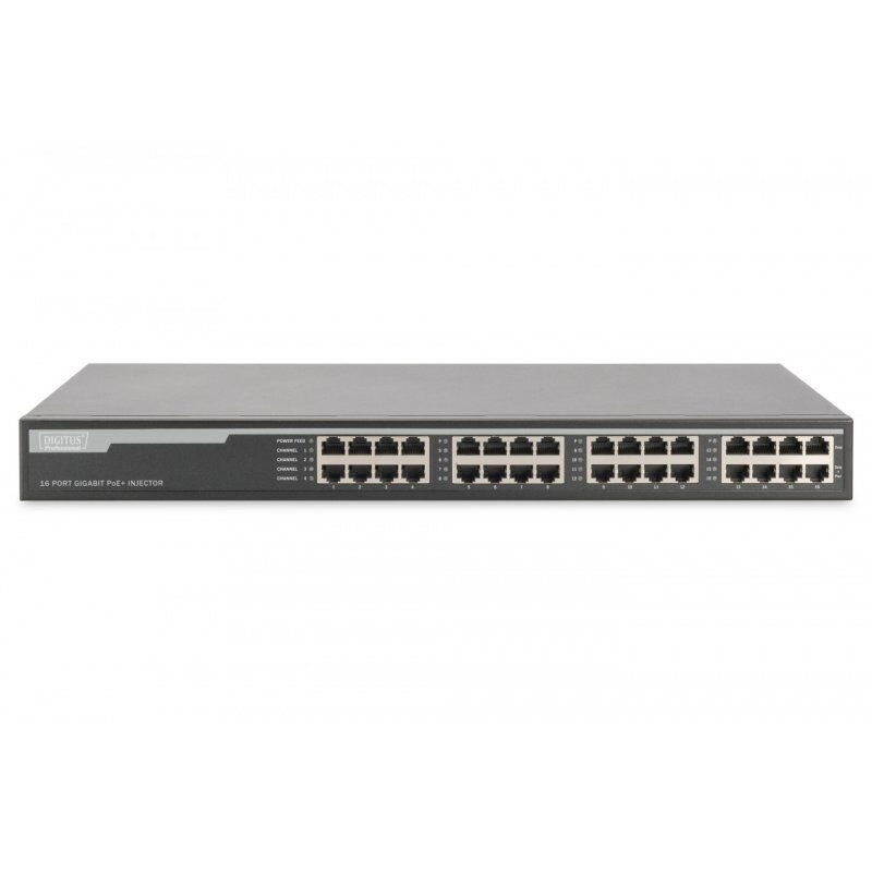 DIGITUS Injecteur Gigabit PoE +, 16 ports