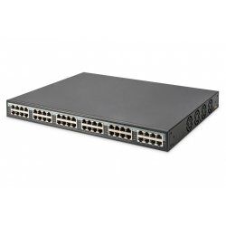 Digitus 24 Port Gigabit Ethernet PoE+ Injector, 802.3af/at, 370 W