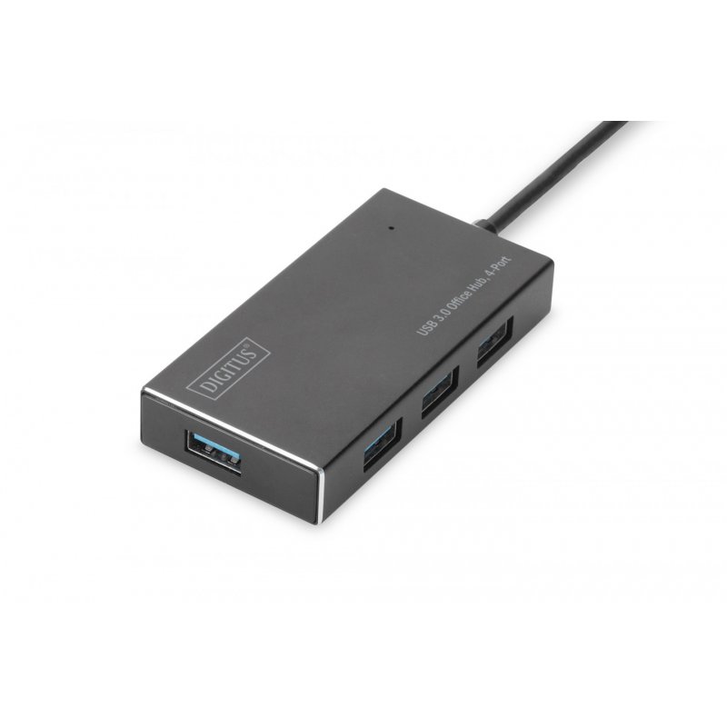 DIGITUS USB 3.0 Hub Super Speed, 4-Port, mit Netzteil