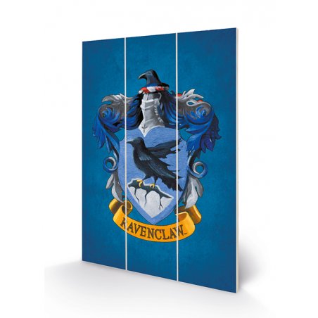 HARRY POTTER - Ravenclaw Crest - Impression sur bois 20x29.5