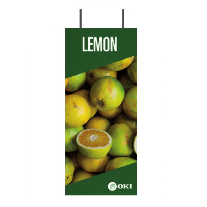 FASTDISPLAY A3 CEILING BANN PROVIDER METAL 30X90CM