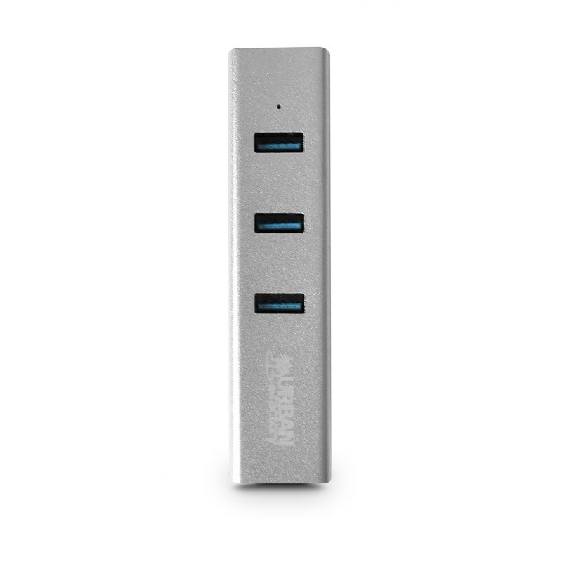 Urban Factory TCM02UF station d'accueil USB 3.2 Gen 1 (3.1 Gen 1) Type-C Argent