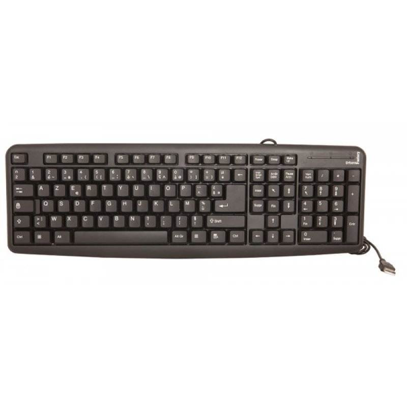 Clavier AZERTY sans fil Noir