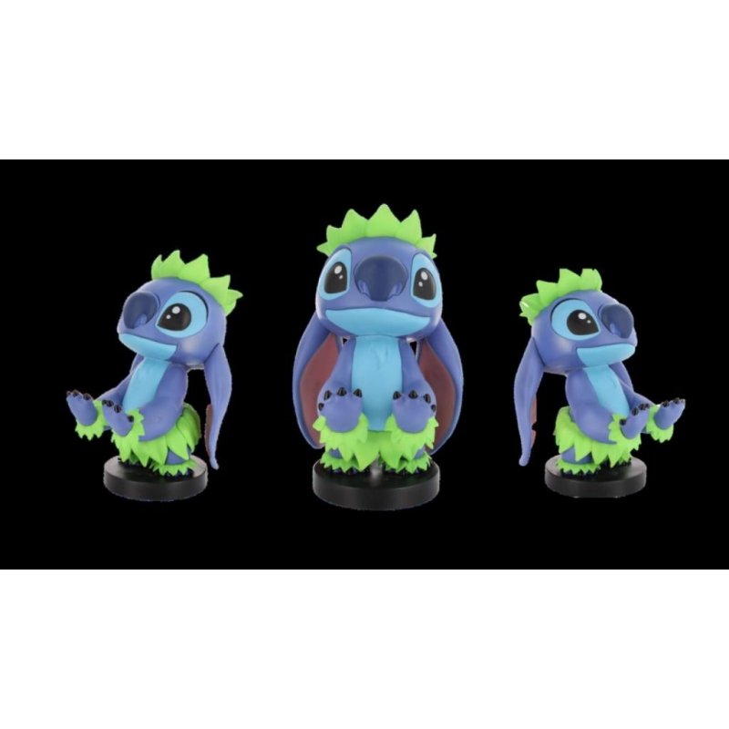 STITCH - Hula - Figurine 20cm - Support Manette & Portable