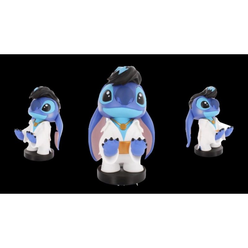 STITCH - Elvis - Figurine 20cm - Support Manette & Portable