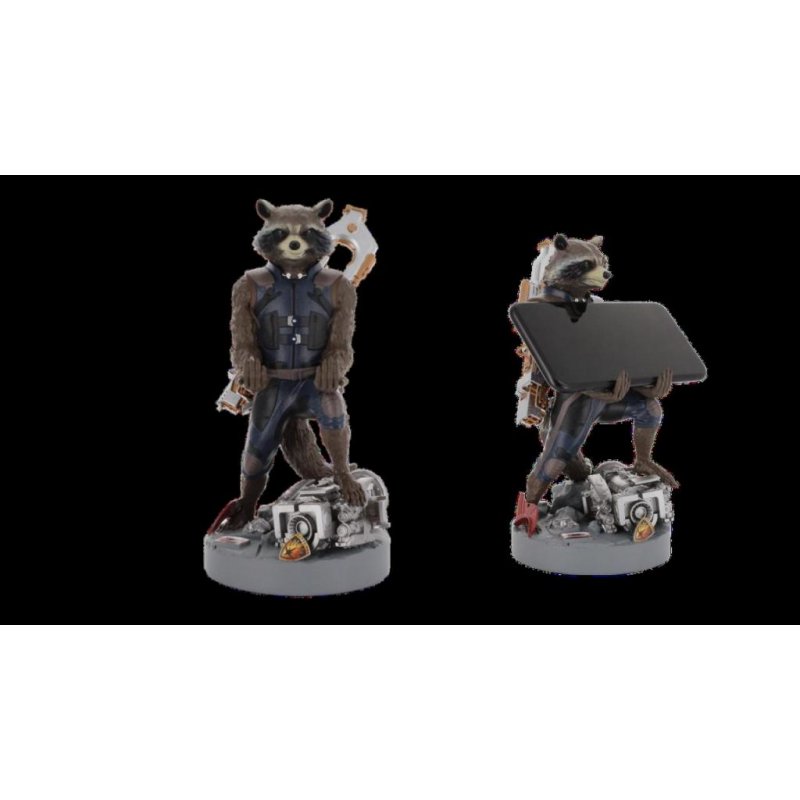 MARVEL - Rocket - Figurine 20cm - Support Manette & Portable